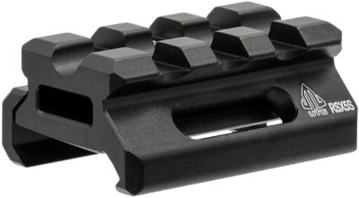 Leapers Picatinny Riser, Matte Black Anodized, Aluminum, Picatinny/Weaver Mount, MTRSX5S
