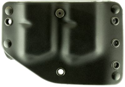 Stealth Operator Twin Mag OWB Double Holster, Black, Nylon, Belt Clip, Belts 1.75 in. Wide, Right Hand