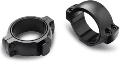 Burris Signature Zee Rings, 1 in. Tube, Medium, Weaver, Matte Black, Steel