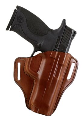 Bianchi 57 Remedy OWB Holster for Ruger LCR, Right Hand, Tan, Leather, Size 22A
