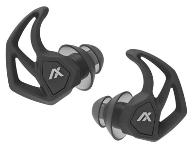 AXIL X30i Silicone Earplugs, 25 dB Noise Reduction Rating, In The Ear, Charcoal, 1 Pair
