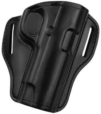 Bianchi 57 Remedy OWB Holster for Colt 1911 Government, Right Hand, Black, Leather, Size 10