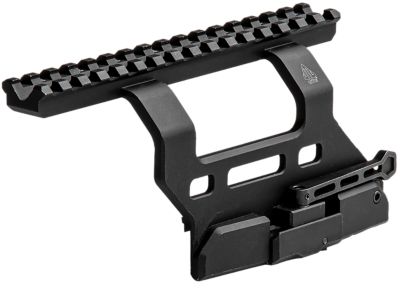 Leapers Quick-Detachable AK Side Mount for AK/AKM w/ Receiver Side Rail, 6.69 in. Long, Matte Black Anodized, Aluminum