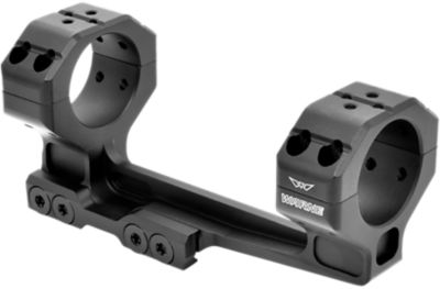 Warne Precision Cantilever Mount Scope Mount/Ring Combo, Black Anodized, 30mm, 0 MOA