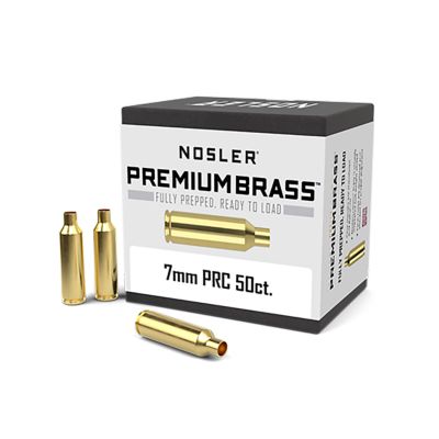 Nosler 7mm PRC Premium Brass Unprimed Rifle Cases, 50 Rounds