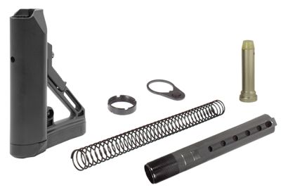 UTG Pro Mil-Spec OPS Ready S1 Stock Kit for AR-15/M16, Black, Synthetic, 6 Position