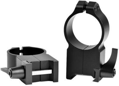 Warne Maxima Vertical Rings for AR10/AR-15, 30mm Tube, Ultra High, 0 MOA, Picatinny/Weaver, Quick Detach, Matte Black, Steel