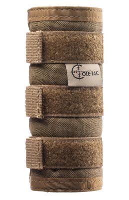 Cole-tac HTP Suppressor Cover, 6 in., Coyote Brown
