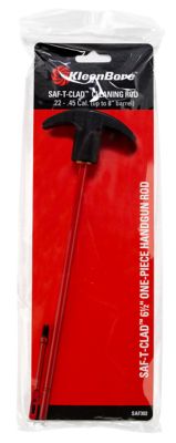 KleenBore .22/.45 Caliber SAF-T-CLAD Handgun Cleaning Rod with Swivel Handle, 6.5 in.
