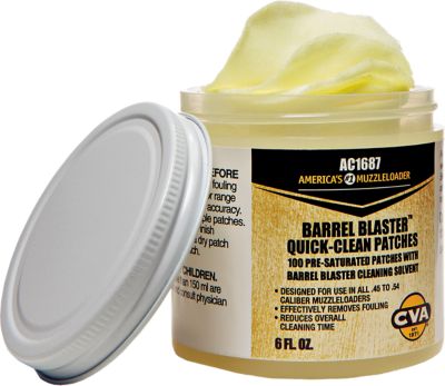 CVA 6 oz. Barrel Blaster Cotton Quick Clean Patches