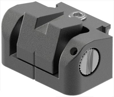 Leupold DeltaPoint Pro Rear Iron Sight, Co-Witness, Black Aluminum