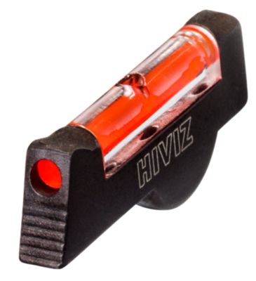 HiViz Pinned Revolver Red Fiber-Optic Front Sight, Fits S&W