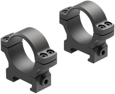 Leupold BackCountry Cross-Slot Rings, 30mm Tube, Low, Picatinny/Weaver, Matte Black, Aluminum
