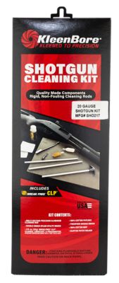 KleenBore Classic Cleaning Kit for 20 Gauge Shotguns