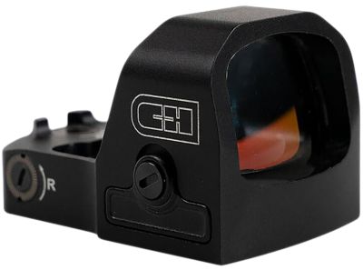 C&H Precision EDC Compact Red Dot Pistol Optic, 1x, 3 MOA Dot, RMSc Footprint Mount