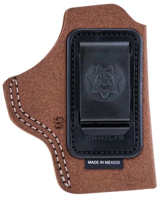 Bianchi 6C IWB Holster for Glock 19/23/26/27/36, Right Hand, Tan, Leather