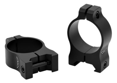 Warne Vapor Scope Rings, 30mm Tube, Medium, 0 MOA, Picatinny/Weaver, Matte Black, Aluminum