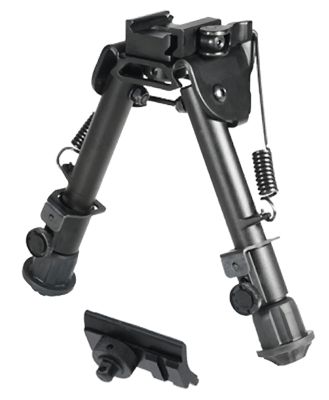 UTG 5.9 to 7.3 in. Tactical OP Bipod, Black, Metal Quick Detach