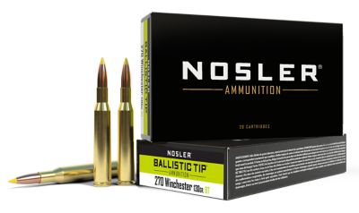 Nosler Ballistic Tip .270 Win 130-Grain Spitzer Ballistic Tip Rifle Ammunition, 20 Rounds