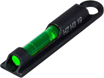 HiViz LiteWave H3 CompSight Bead Replacement Front Sight for Shotguns, Black, Green Tritium/Fiber Optic, Universal Threads