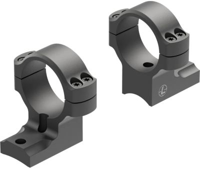 Leupold BackCountry Ring Mount for Weatherby Mark V, 30mm Tube, High, Black, 7075 T-6 Aluminum