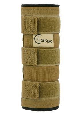 Cole-tac Metal Python Suppressor Cover, 6 in. Long, Coyote Brown
