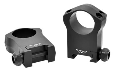 Warne Mountain Tech Scope Rings, 1 in. Tube, Ultra High, 0 MOA, Picatinny/Weaver, Matte Black, Aluminum