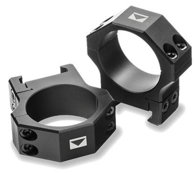 Steiner H-Series Lightweight Rings, 30mm Tube, High, Picatinny Rail, Matte Black, Steel