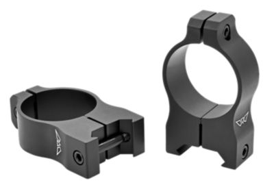 Warne Vapor Scope Rings, 30mm Tube, High, 0 MOA, Picatinny/Weaver, Matte Black, Aluminum