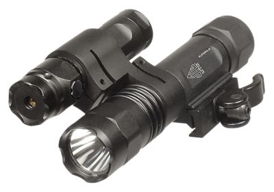 Leapers Gun Light with Green Laser, 400-Lumen