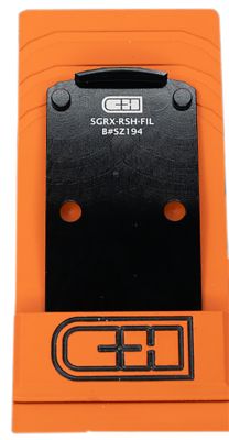 C&H Precision Filler Plate for SIG P320 RX Series, Black Anodized, Trijicon/Holosun Pattern Footprint