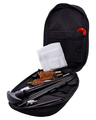 KleenBore 3 Gun Tactical Kit for .223 Rem/5.56 NATO/9mm/12 Gauge Handguns/Rifles/Shotguns, Bronze/Nylon Bristles