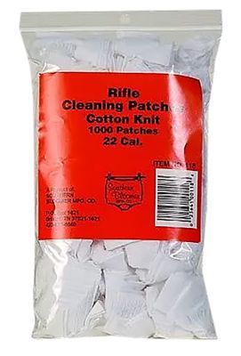 Southern Bloomer .22 Caliber Cotton Cleaning Patches, 1,000 pc.