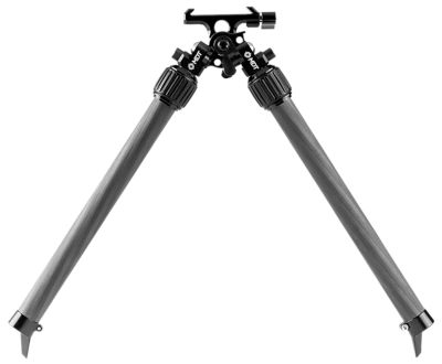 MDT Sporting Goods 2.70 to 15.80 in. Carbon Fiber/Aluminum Mountain Shooting Bipod for Picatinny, Black
