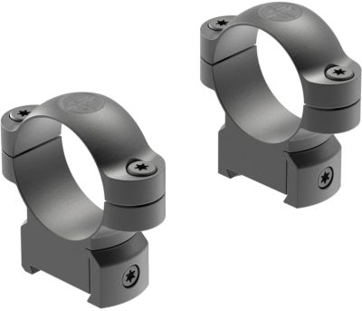 Leupold Ringmounts for CZ 550, 30mm Tube, Medium, Black, Steel