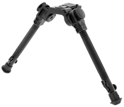Leapers 7.3 to 11.4 in. Over Bore Anodized Aluminum/Steel Bipod, Black