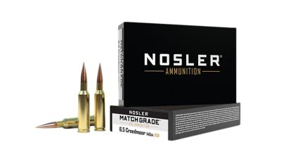Nosler Match Grade 6.5 Creedmoor 140-Grain RDF Hollow Point Boat Tail Rifle Ammunition, 20 Rounds