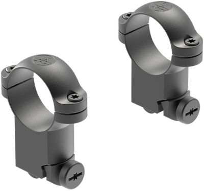Leupold Ringmounts for Ruger M77, 1 in. Tube, Super High, 3/8 in./11mm/13mm Dovetail, Matte Black, Steel