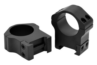 Warne Maxima Horizontal Rings, 1 in. Tube, High, 0 MOA, Picatinny/Weaver, Matte Black, Steel