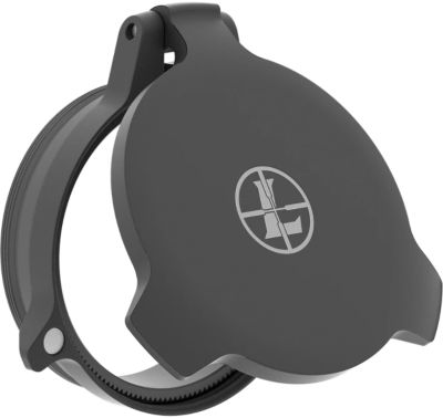 Leupold Alumina Scope Cover, 32-33mm Objective, Screw On, Matte Black, Aluminum