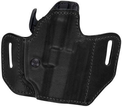 Bianchi Allusion Assent Pro-Fit OWB Holster for Springfield XD, Sig P220, FN FNP, Right Hand, Black, Leather, Size 04