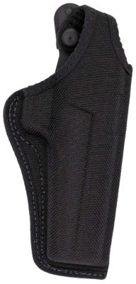 Bianchi 7001 Thumbsnap OWB Holster for Ruger GP100/Colt King Cobra/4 in. Barrel, Right Hand, Black, AccuMold, Size 04