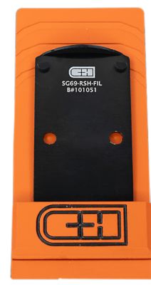 C&H Precision Filler Plate for Sig P226/P229 RX Series, Black Anodized, Trijicon/Holosun Pattern Footprint