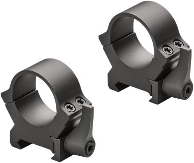 Leupold QRW2 Cross-Slot Scope Ring Set, 34mm Tube, Medium, Picatinny/Weaver, Matte Black, Steel