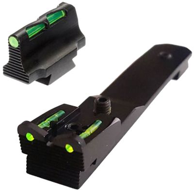 HiViz LiteWave Front/Rear Sight Set for Rifle Henry H009CC/H010/AW/WL/H012CR/M/MR, Green/Red/White