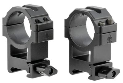 UTG Max Strength Scope Rings, 30mm Tube, High, Black Anodize