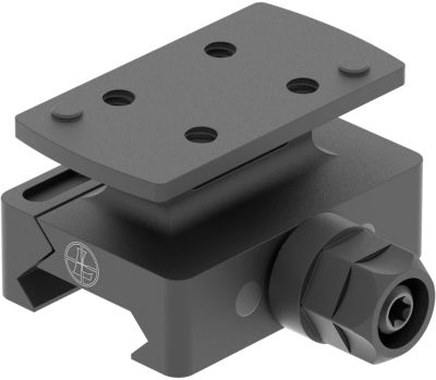 Leupold DeltaPoint Pro DLOC Quick Release Mount, Matte Black, Aluminum, Picatinny/Weaver Rail Mount, 0 MOA