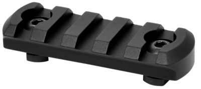 Warne M-LOK Rail, 5-Slot, Black Anodized, Aluminum