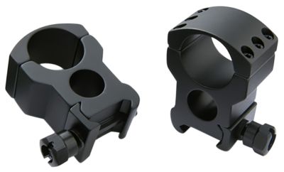 Burris Xtreme Tactical Rings, 1 in. Tube, Medium, Picatinny/Weaver, Matte Black, Aluminum