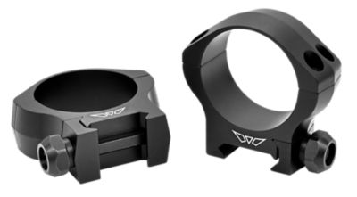 Warne Mountain Tech Scope Rings, 35mm Tube, Low, 0 MOA, Picatinny/Weaver, Matte Black, Aluminum